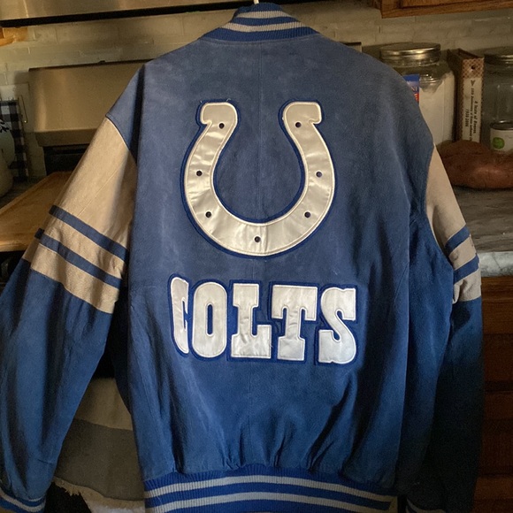 Vintage NFL 100% leather suede Indianapolis Colts coat - Picture 7 of 7